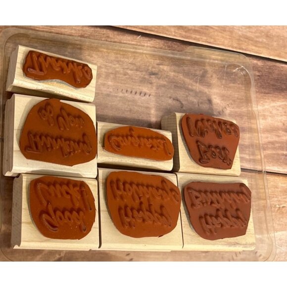 102375 Bold & Basic Greetings Stampin Up! W/ EMBOSSING STENCIL 102273 - Picture 4 of 6